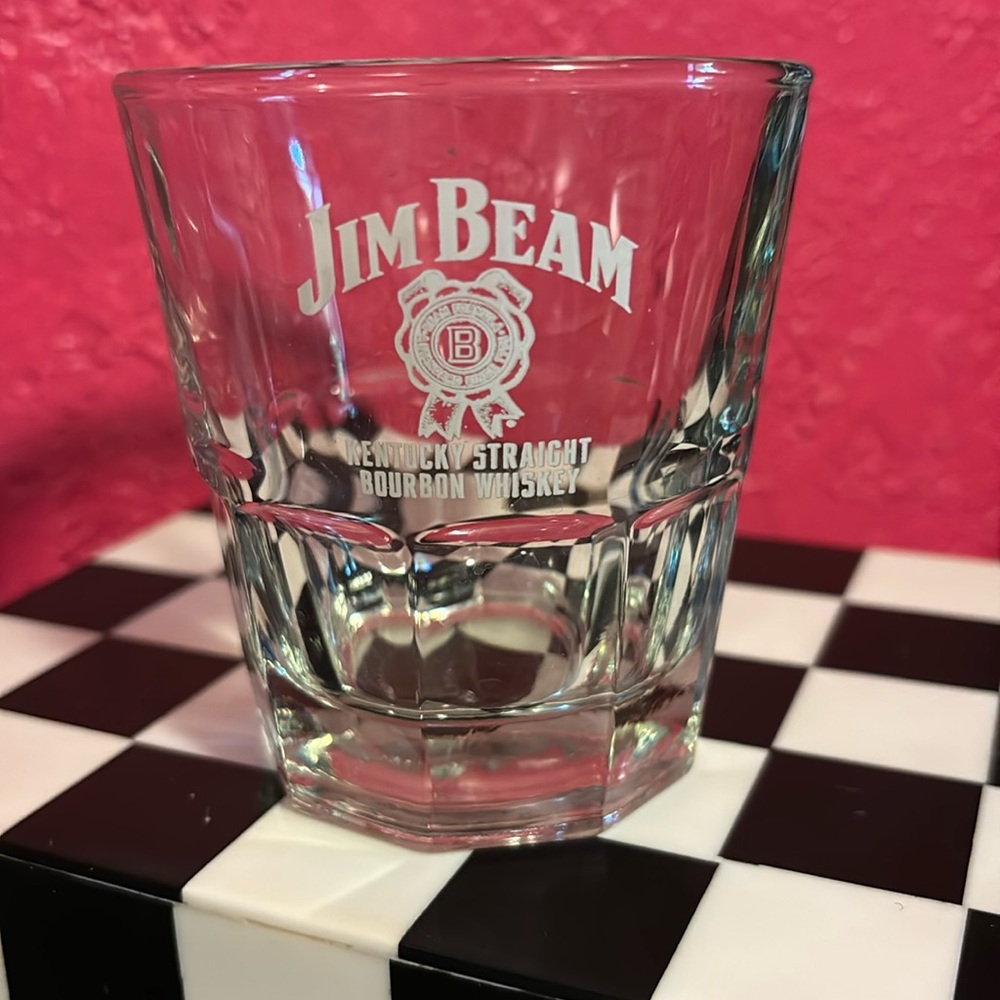 Jim Beam rock glass